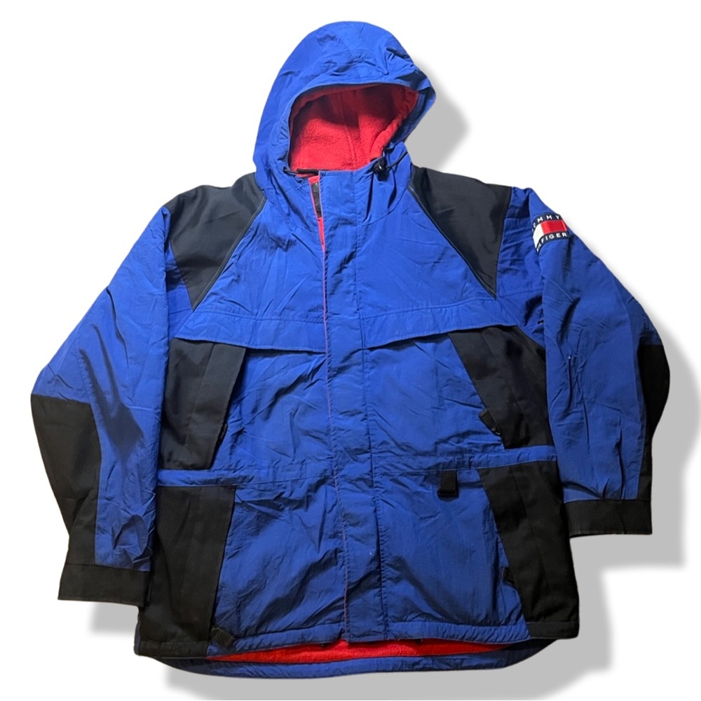 90’s vintage Tommy Hilfiger puffer jacket fleece lined and insulated